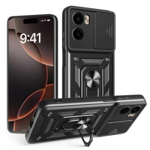 Slide Camera Armor Case Xiaomi Redmi Note 15 Pro Plus 5G (EU) Czarny - 205655
