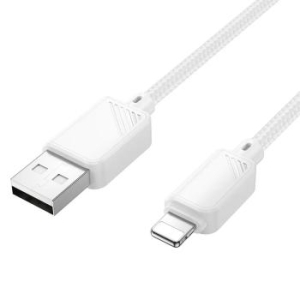 Kabel USB A do Lightning Hoco 2,4A 1m X113 Biały - 205676