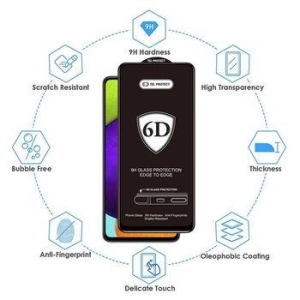 Szkło Hartowane 6D Full Glue Xiaomi Note 15 Pro Czarny - 206003