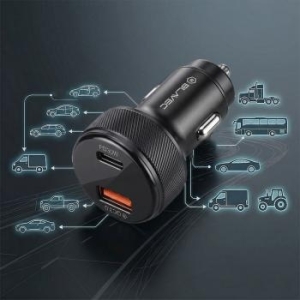 Ładowarka Samochodowa USB + Typ C Blavec BS-04B-C Volt QC 3.0 48W z kablem Typ C na Typ C Czarny - 205767