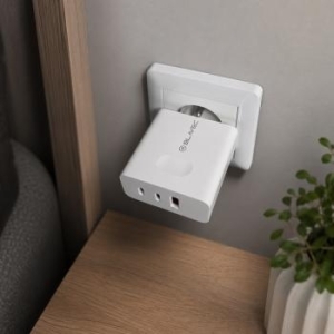 Ładowarka sieciowa USB + 2xTyp C Blavec BC-11 GaN QC PD 65W 3A Biały - 205809