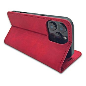 Suede Book Motorola Moto EDGE 70 Fusion Czerwony - 206211