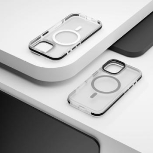 Markowy Silikon Etteri Icy Mag Apple iPhone 17 Czarny - 206223