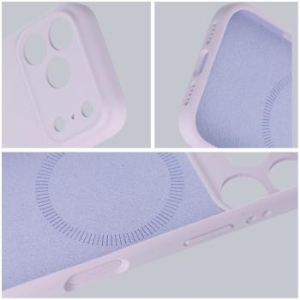 Rubber Premium MagSafe Case Apple iPhone 17 Pro Max / 18 Pro Max (low camera edge) Fiołkoworóżowy - 206261