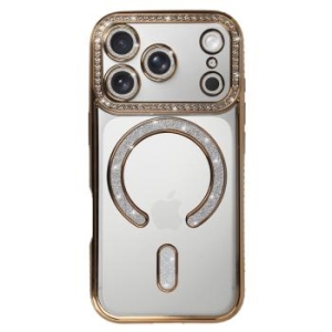 Bling Magsafe Case Apple iPhone 17 Pro Max Złoty - 206431