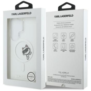 Markowy Hard Case Karl Lagerfeld Magnetic IML Peekaboo Choupette Samsung Galaxy S26 Ultra Przezroczysty - 206555