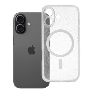 Clear Mag Cover Glitter Apple iPhone 17  (Str Camera Protection) Przezroczysty - 206535