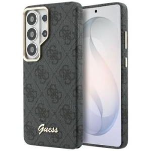 Markowy Hard Case Guess 4G Script MagSafe Samsung Galaxy S26 Ultra Czarny - 206612