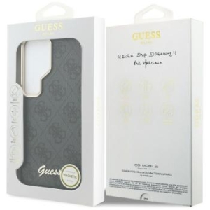 Markowy Hard Case Guess 4G Script MagSafe Samsung Galaxy S26 Ultra Czarny - 206615