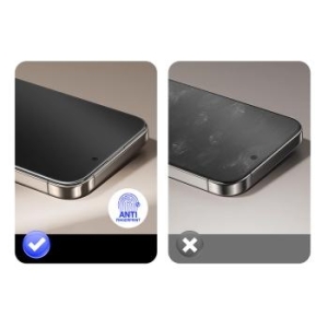 Szkło Hartowane  6D Matte Full Glue Apple iPhone 17 Pro Max Czarny - 206630