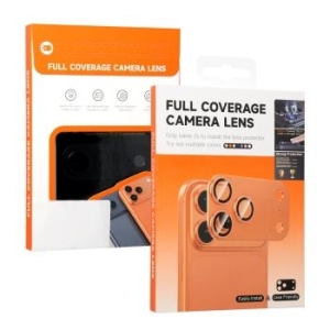 Szkło Hartowane na aparat Aluminum Metal Camera Full Cover Lens Apple iPhone 17 Pro Max Niebieski (wyspa+mesh) - 206674