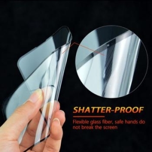Szkło Hybrydowe 5D Full Glue Bestsuit Flexible Xiaomi Redmi Note 15 5G Czarny - 206701