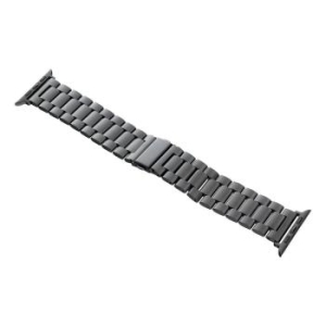 Pasek stalowy na zatrzask Apple Watch 42 / 44 / 45 / 49 mm Forcell F-Design FA10 Czarny - 206730