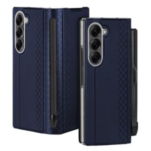 Markowy Book Dux Ducis Bril Pen Holder Samsung Galaxy Z Fold 7 Niebieski - 207486