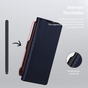 Markowy Book Dux Ducis Bril Pen Holder Samsung Galaxy Z Fold 7 Niebieski - 207489