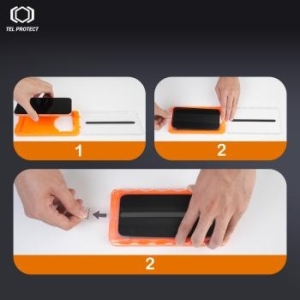 Szkło Hartowane Dust-Free Easy Fit Privacy Titan Apple iPhone 17 Pro Max Czarny - 207544