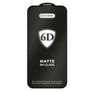 Szkło Hartowane 6D Matte Full Glue Apple iPhone 17 Pro Czarny - 208321