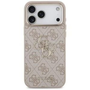 Markowy Hard Case Guess PU W/ Big 4G Classic Logo Apple iPhone 17 Pro Max /18 Pro Max Różowe Złoto - 207675