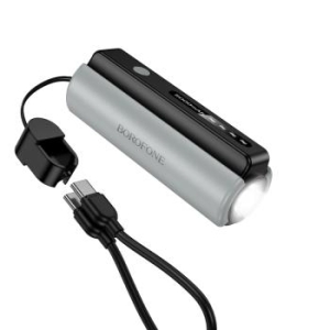 Power Bank 5000mAh Typ C z latarką Borofone BJ87 Star Czarny - 207738