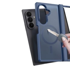 Markowy Hard Case Dux Ducis YIND z MagSafe Samsung Galaxy Z Fold 8 Ultra Ciemny Niebieski - 207825