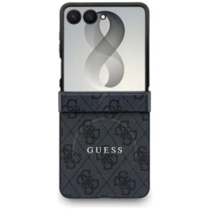 Markowy Hard Case Guess 4G Classic z MagSafe Samsung Galaxy Z Flip 8 Czarny - 207944