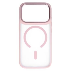 Markowy Armor Case Liavec Cloudy Case with Metal Camera Frame Apple iPhone 18 Pro / 17 Pro Różowy - 208805
