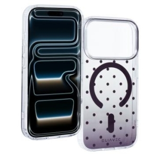 Markowy Hard Case Liavec Bubble Case Apple iPhone 18 Pro Max / 17 Pro Max Fioletowy - 208599