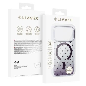 Markowy Hard Case Liavec Bubble Case Apple iPhone 18 Pro Max / 17 Pro Max Fioletowy - 208602