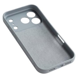 Silicone Case Apple iPhone 17 Pro Max / 18 Pro Max Srebrny - 207968