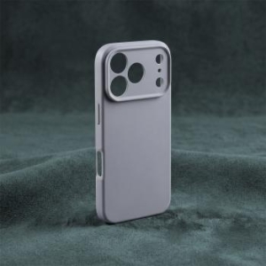 Silicone Case Apple iPhone 17 Pro Max / 18 Pro Max Srebrny - 207969