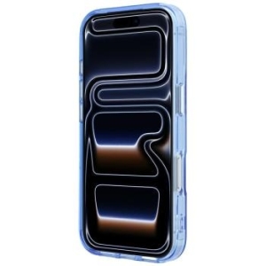 Markowy Hard Case Karl Lagerfeld IML Ring Stand 360 Kameo Metal MagSafe Apple iPhone 18 Pro / 17 Pro Niebieski - 208018
