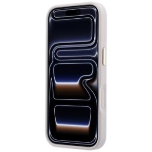 Markowy Hard Case Guess Stripe Round and Classic Logos 4G z MagSafe Apple iPhone 18 Pro / 17 Pro Różowy - 208190