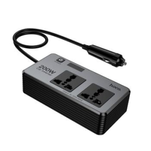 Rozdzielacz gniazda zapalniczki Hoco 2 porty max 200W PD66W 1C2A Z66 Czarny - 208632