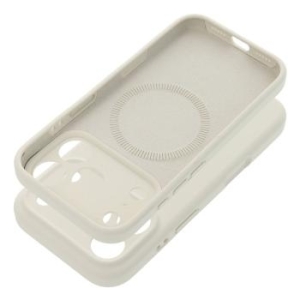Rubber Premium Case z MagSafe Apple iPhone 18 Pro Max / 17 Pro Max Antique White - 208209