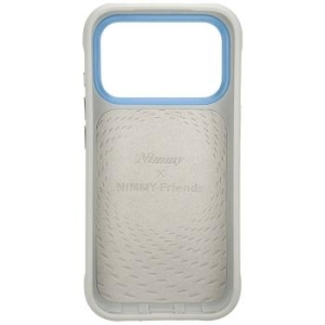Markowy Hard Case Nimmy Big Eyed Lying Silver Shaded Cat z MagSafe Apple iPhone 18 Pro Max / 17 Pro Max Szary - 208060