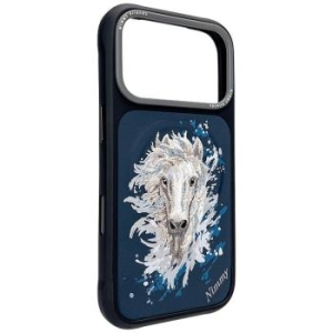 Markowy Hard Case Nimmy Horse Apple iPhone 18 Pro Max / 17 Pro Max Granatowy - 208141