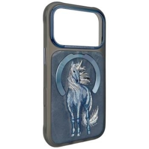 Markowy Hard Case Nimmy Magnetic Fantasy Animl Unicorn MagSafe Apple iPhone 18 Pro Max / 17 Pro Max Niebieski - 208068