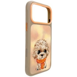 Markowy Hard Case Nimmy Big Eyed Teddy Poodle Apple iPhone 18 Pro / 17 Pro Brązowy - 208072