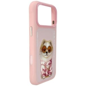 Markowy Hard Case Nimmy Glasses Cool Dog Apple iPhone 18 Pro / 17 Pro Różowy - 208119