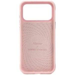 Markowy Hard Case Nimmy Big Eyed Lying Ragdoll Cat z MagSafe Apple iPhone 18 Pro / 17 Pro Różowy - 208150