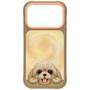 Markowy Hard Case Nimmy Big Eyed Teddy Poodle z MagSafe Apple iPhone 18 Pro Max / 17 Pro Max Brązowy - 208092