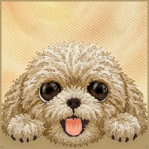 Markowy Hard Case Nimmy Big Eyed Teddy Poodle z MagSafe Apple iPhone 18 Pro Max / 17 Pro Max Brązowy - 208095