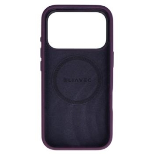Markowy Armor Case Liavec Silky Case with Metal Camera Frame Apple iPhone 18 Pro / 17 Pro Burgundowy - 208036