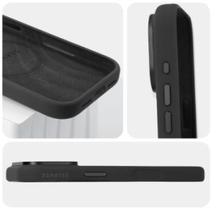 Markowy Hard Case Liavec Silky Case with Metal Camera Frame Apple iPhone 18 Pro / 17 Pro Czarny - 208054