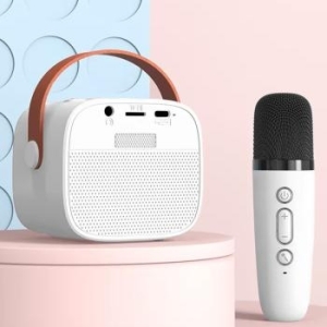 Głośnik Bezprzewodowy Bluetooth Blavec WS-07 Karaoke Party - 5W z 2 mikrofonami Biały - 208056