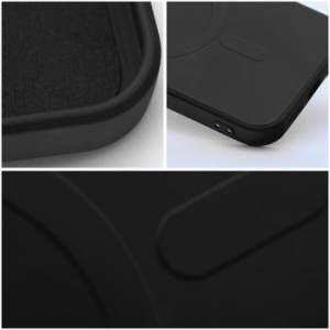 Silicone Mag Cover Apple iPhone 18 Pro / 17 Pro (camera protection) Czarny - 208549