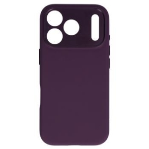 Markowy Hard Case Liavec Silk Shield Case with Metal Camera Frame Apple iPhone 18 Pro / 17 Pro Burgundowy - 208530