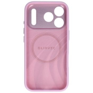 Markowy Hard Case Liavec Silk Shield Case with Metal Camera Frame Apple iPhone 18 Pro / 17 Pro Różowy - 208535