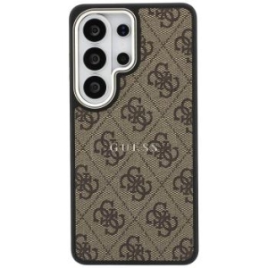 Markowy Hard Case Guess 4G Embossed Ring MagSafe Samsung Galaxy S26 Ultra Brązowy - 208463