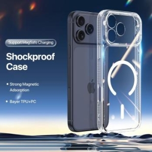 Markowy Silikon Dux Ducis Clin Mag z MagSafe Apple iPhone 18 Pro Max / 17 Pro Max Przezroczysty - 209059